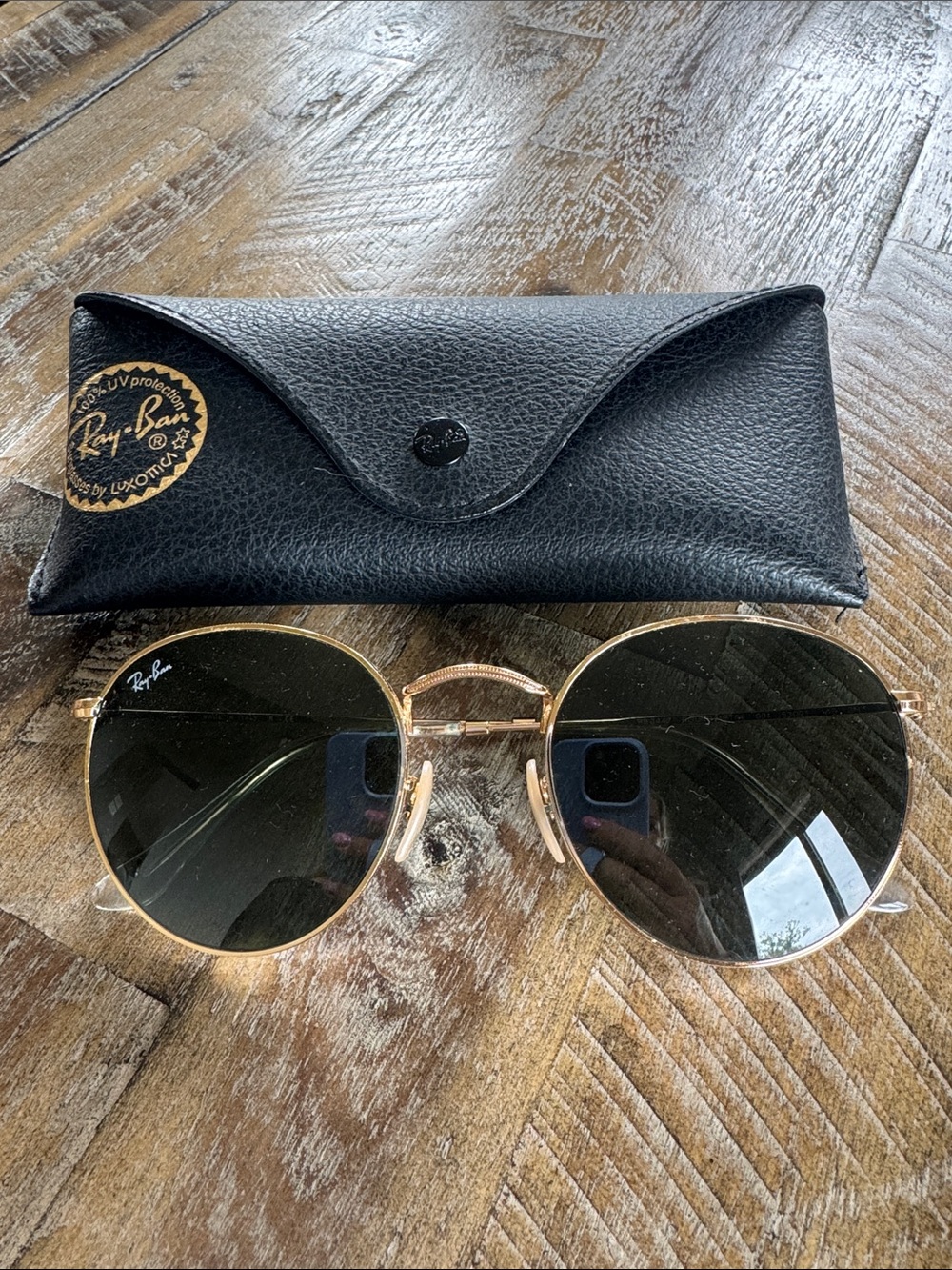 Ray-Ban RB3447 Round Metal Evolve Photochromic Sunglasses
